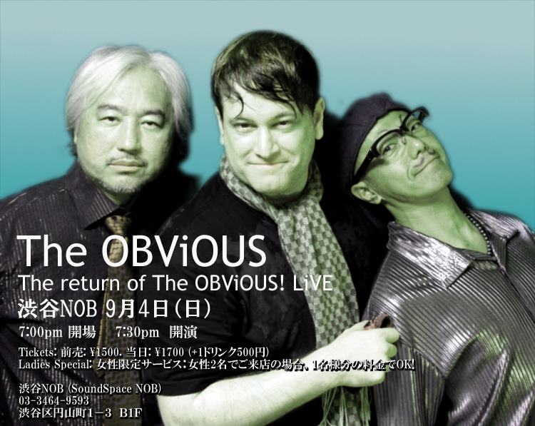 The OBViOUS at Shibuya Nob 9-4-11